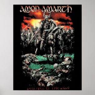 Affiche Prêt Pour La Guerre Amon Amarth Retro Young Music