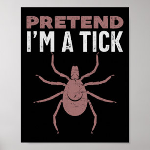 Affiche Prétendre que je suis un costume d'Halloween en sé