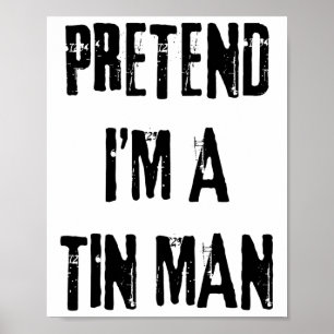 Affiche Prétendre que je suis un homme mince Halloween Der