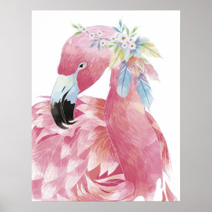 Affiche Pretty Flamingo Art 2