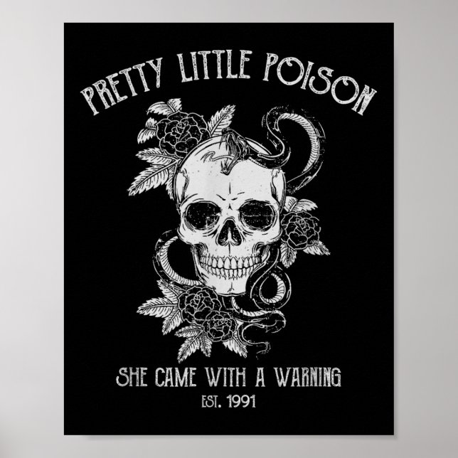 Affiche Pretty Little Ison She Came With A Warning  (Devant)