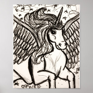 Affiche Pretty Pegacorn en vol
