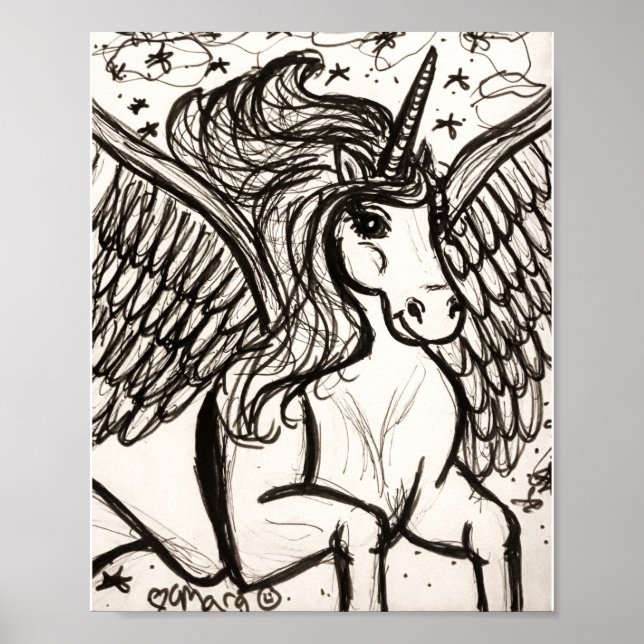Affiche Pretty Pegacorn en vol (Devant)
