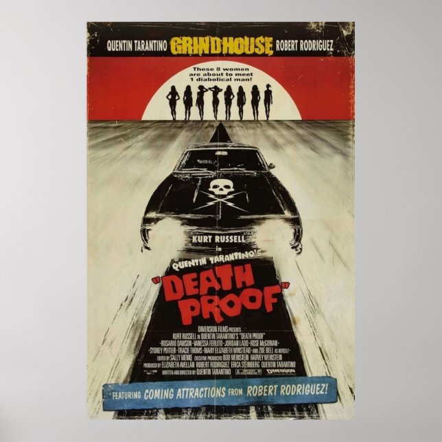 Affiche Preuve de la mort (Devant)