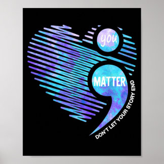 Affiche Prevention awareness don't let story end heart