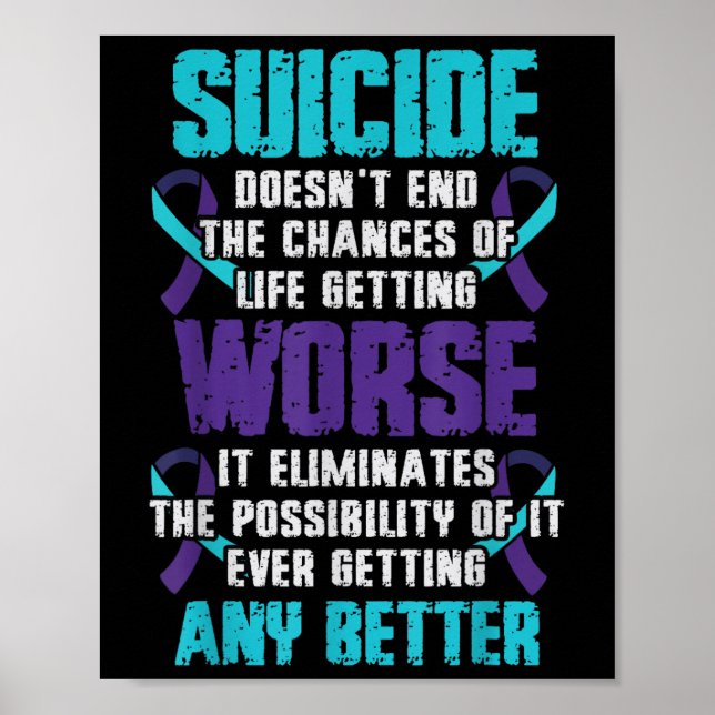 Affiche Prévention de la prise de conscience du suicide pi (Devant)