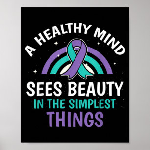 Affiche Prévention de la sensibilisation à la santé mental