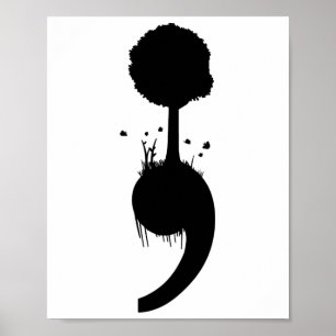 Affiche Prévention de la suicide dans les arbres