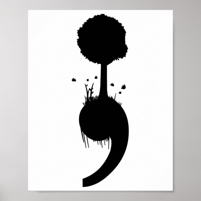 Affiche Prévention de la suicide dans les arbres (Devant)