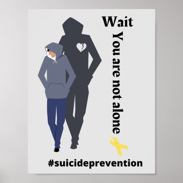 Affiche Prévention du suicide (Devant)