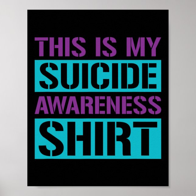 Affiche Prévention du suicide - C'est ma sensibilisation a (Devant)