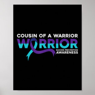 Affiche Prévention du suicide Cousin d'un guerrier