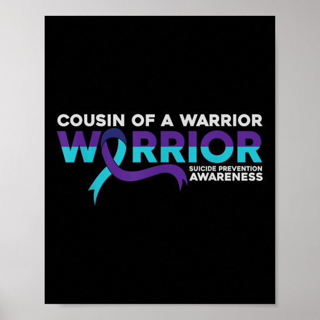 Affiche Prévention du suicide Cousin d'un guerrier  (Devant)