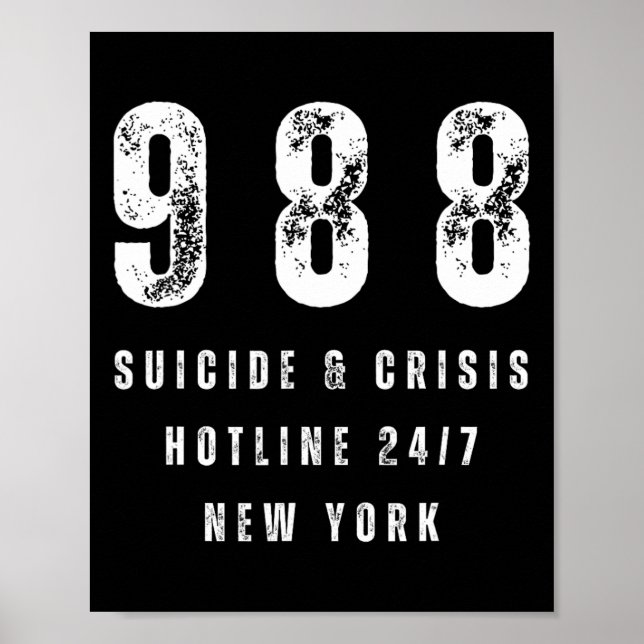Affiche Prévention du suicide - Dépression (Devant)