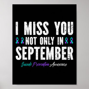 Affiche Prévention du suicide Je vous manque Maitre Santé
