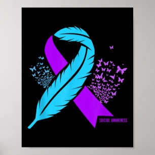 Affiche Prévention du suicide pour la sensibilisation au s