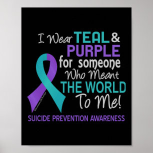 Affiche Prévention du suicide pour quelqu'un qui signifiai