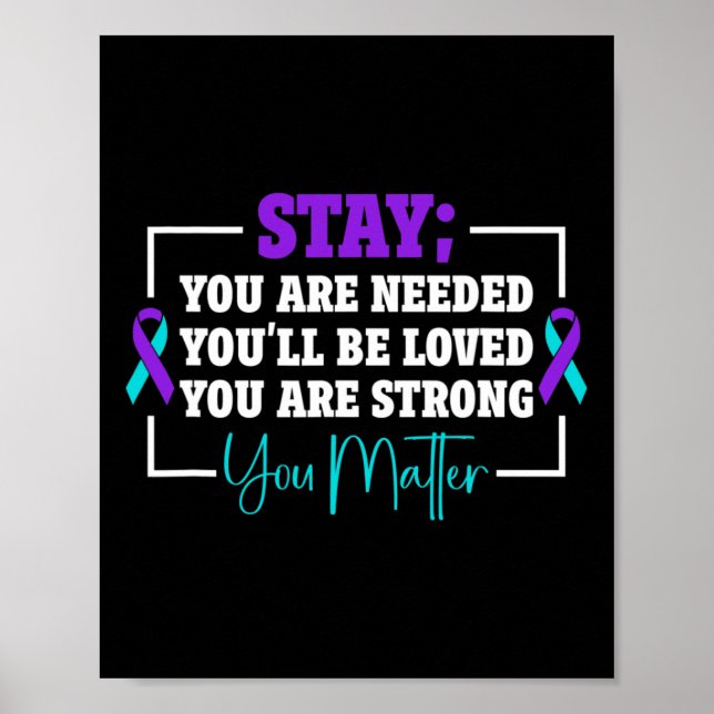 Affiche Prévention du suicide Sensibilisation 1 (Devant)