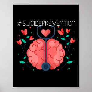 Affiche Prévention du suicide - Sensibilisation à la santé