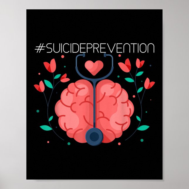 Affiche Prévention du suicide - Sensibilisation à la santé (Devant)