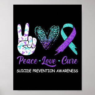 Affiche Prévention du suicide Sensibilisation Paix Amour C