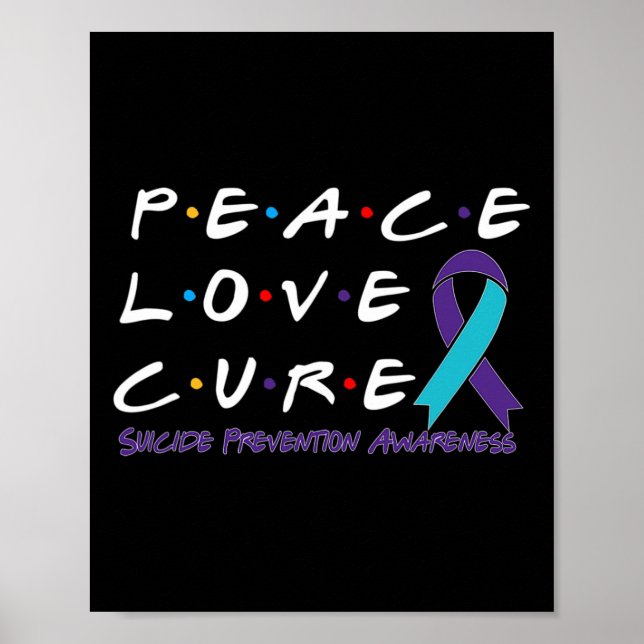 Affiche Prévention du suicide Sensibilisation Paix Amour C (Devant)