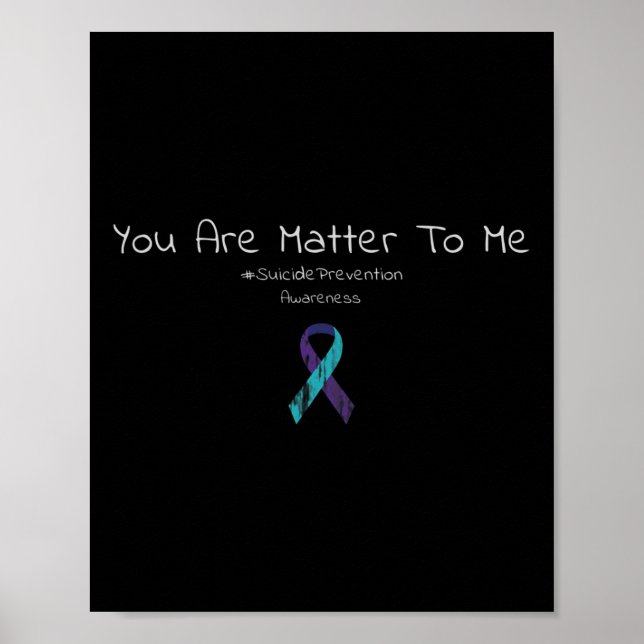 Affiche Prévention du suicide Sensibilisation Votre problè (Devant)