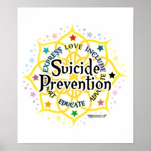 Affiche Prévention Lotus de suicide