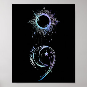 Affiche Prévention Sensibilisation Choisir la vie Semicolo