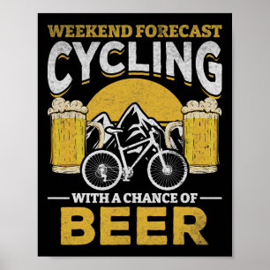 Affiche Prévisions cyclistes du week-end Cyclisme avec une
