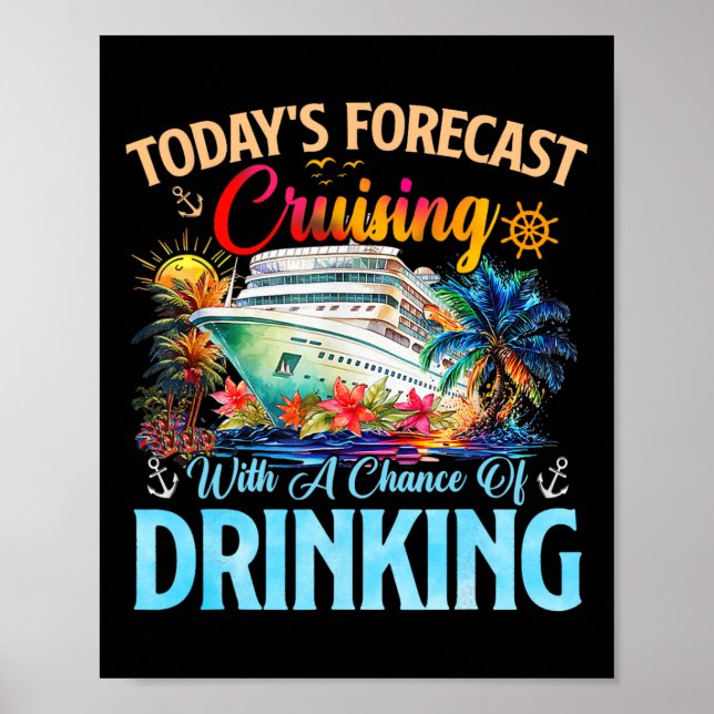 Affiche Prévisions d'aujourd'hui Croisière avec une chance (Devant)