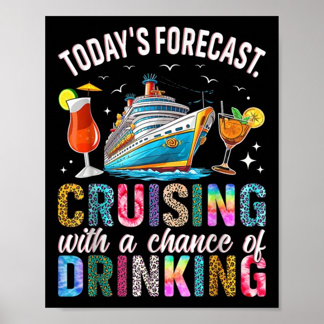 Affiche Prévisions d'aujourd'hui Croisière avec une chance (Devant)