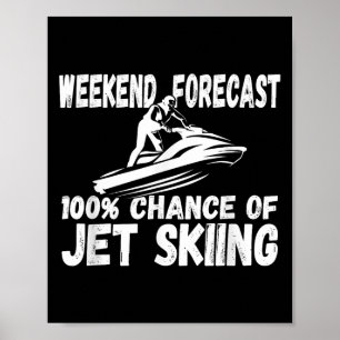 Affiche Prévisions de week-end 100% de chances de faire du