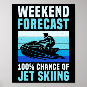 Affiche Prévisions de week-end 100% de chances de faire du