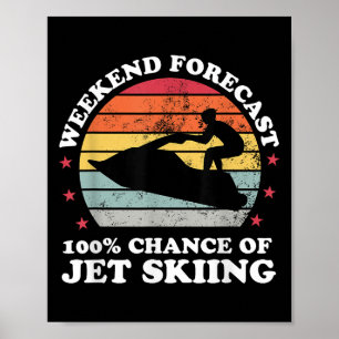 Affiche Prévisions de week-end 100% de chances de jet ski