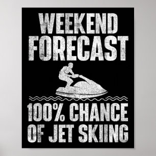 Affiche Prévisions de week-end pour le jet ski - Vacances
