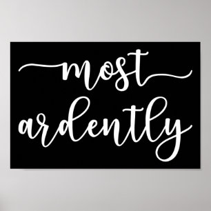 Affiche Pride and Prejudice M. Darcy - Most Ardently I