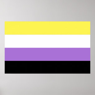 Affiche Pride non binaire