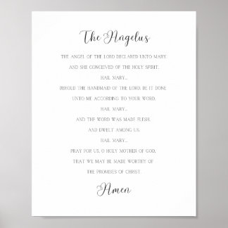 Affiche Prière Angelus