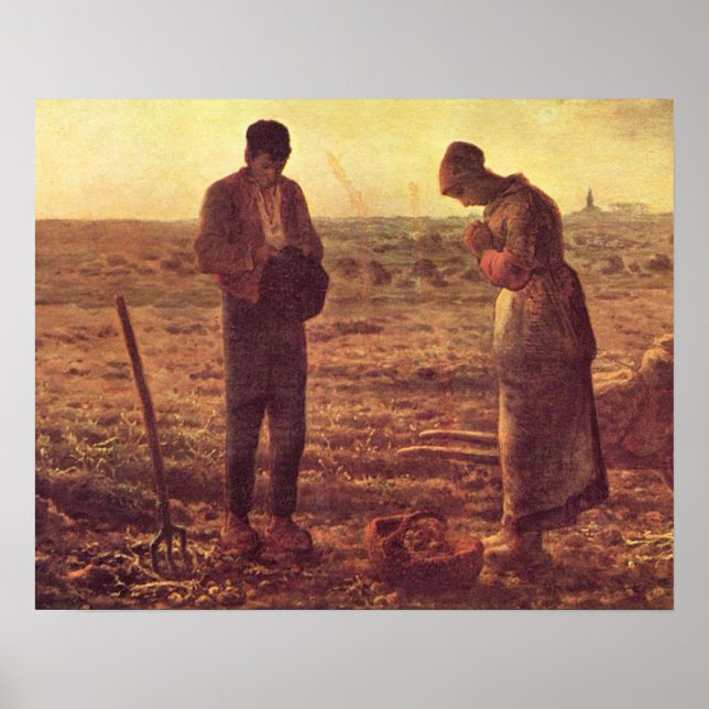 Affiche Prière Angelus L'Annonciation Vierge Marie (Devant)