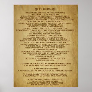 AFFICHE PRIÈRE DU DEUM