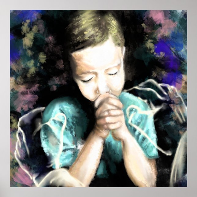 Affiche Priez pour la paix - S'il vous plaît - Pas de guer (Devant)