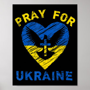 Affiche Priez pour l'Ukraine
