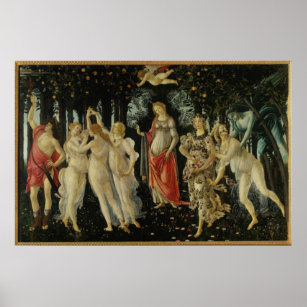 Affiche Primavera / Allégorie du printemps par Botticelli