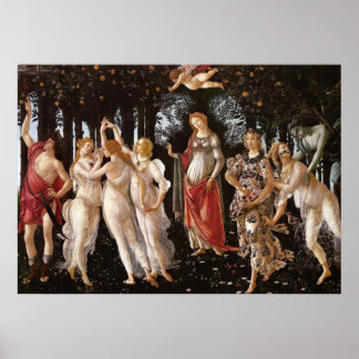 Affiche Primavera, Botticelli
