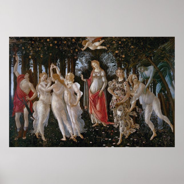 Affiche Primavera Botticelli (Devant)