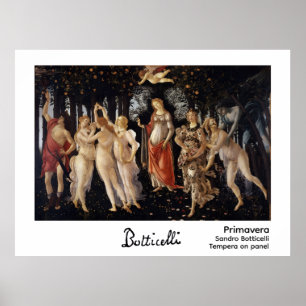 Affiche Primavera de Botticelli