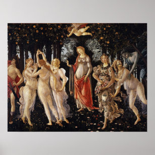 Affiche Primavera Sandro Botticelli