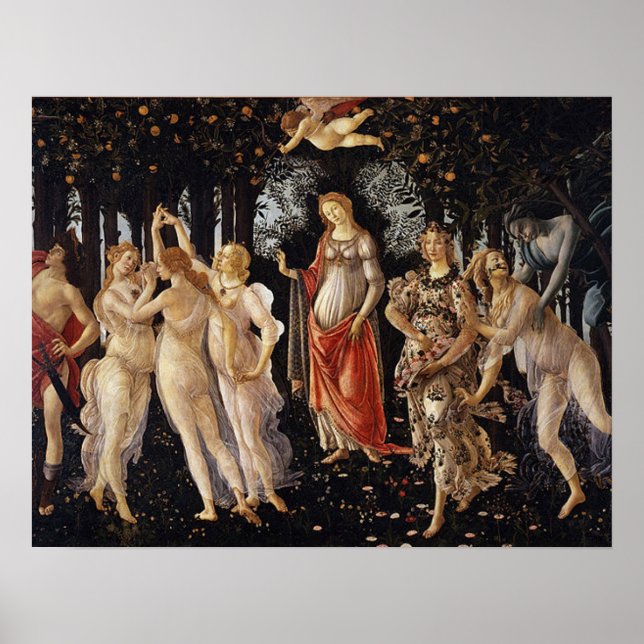 Affiche Primavera Sandro Botticelli (Devant)