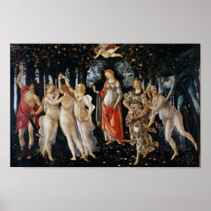 Affiche Primavera, Sandro Botticelli, 1482